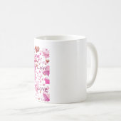 Lose Liebe und Herzen Kaffeetasse (VorderseiteRechts)