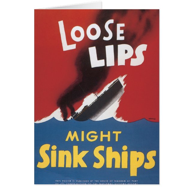 Lose Lips Might Sink Ships (Vorne)