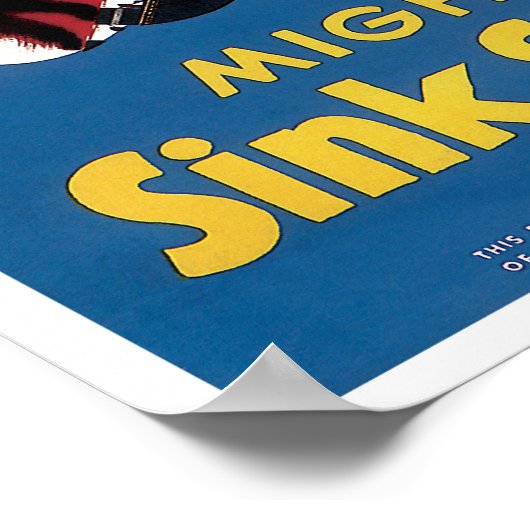 Lose Lips Might Sink Ships Poster (Ecke)