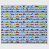 Lose LKW-Spaß scherzt Geschenk-Packpapier Geschenkpapier (Flach)