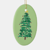 Lose Malerei des Weihnachtsbaums, Verzierungen Keramik Ornament (Rechts)