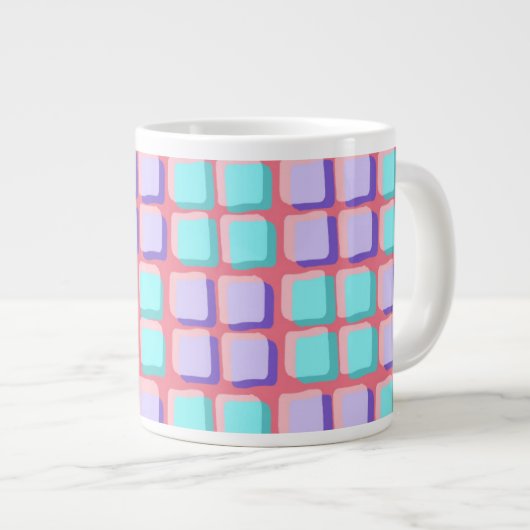Lose Quadrate 2011 Jumbo-Tasse (Vorderseite Rechts)