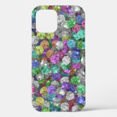 Lose Rainbow Gemstones Case-Mate iPhone Hülle (Rückseite)