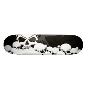 Lose Schädel Skateboard