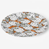 Lose Schafe Pappteller (Schrägansicht)