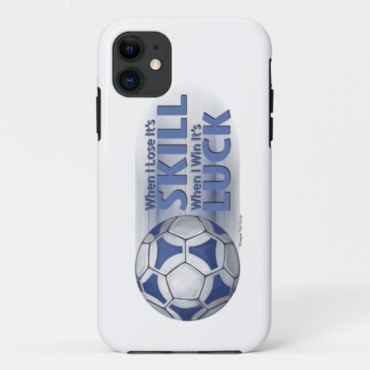 Lose Skill Win Luck Futbal Case-Mate iPhone Hülle (Rückseite)