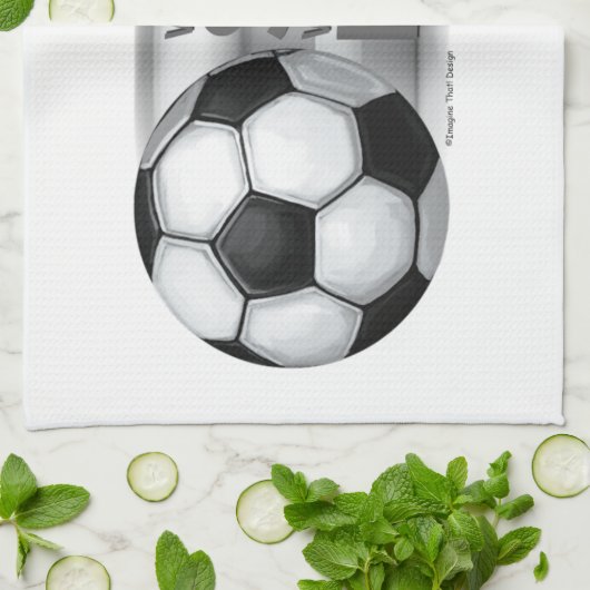 Lose Skill Win Luck Soccer Geschirrtuch (Gefaltet)