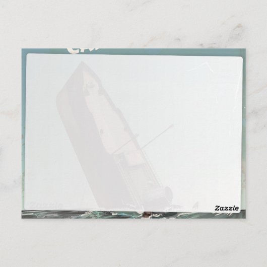 Lose Talk Cost Lives WW2 Poster Postkarte (Rückseite)