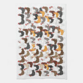 Lose und Lose Hühner - Geschirrtuch (Vertikal)