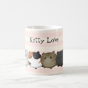 Lose und Lose kawaii Katzen Kaffeetasse