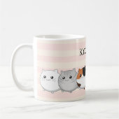 Lose und Lose kawaii Katzen Kaffeetasse (Links)
