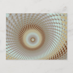 Lose Wechsel Runden Postkarte