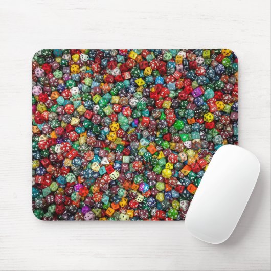 Lose Würfel! Mousepad (Mit Mouse)