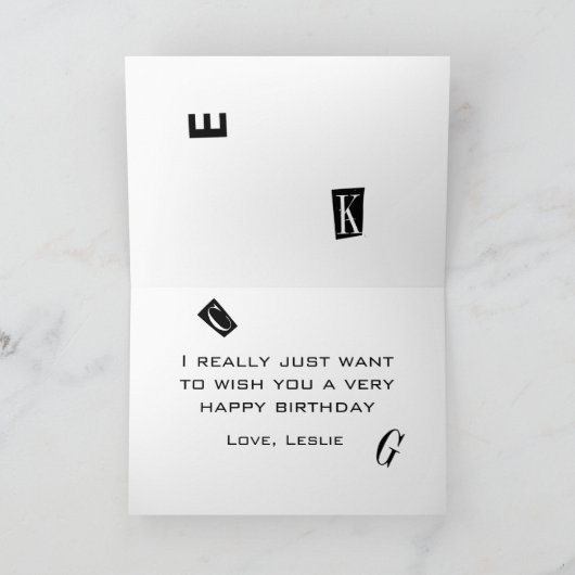 Lösegeld-Anmerkung Karte (Innenseite)