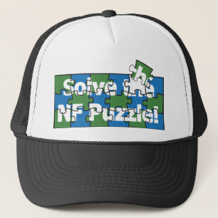 Lösen Sie das Ns-Düngungpuzzlespiel Truckerkappe