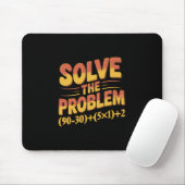 Lösen Sie das Problem 67 Mathematiklehrer Mathemat Mousepad (Mit Mouse)