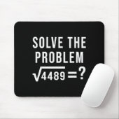 Lösen Sie das Problem 67 Sechs Sieben Quadratwurze Mousepad (Mit Mouse)
