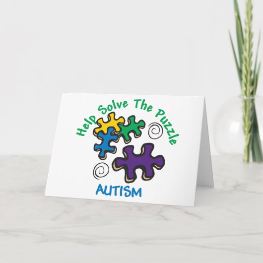 Lösen Sie das Puzzle Karte (Vorderseite)