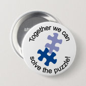 Lösen Sie den Puzzlespiel-Knopf Button (Vorne & Hinten)