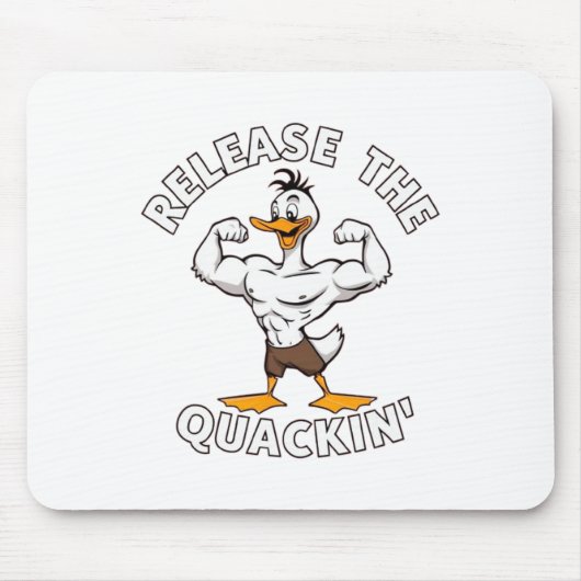 Lösen Sie die Quackin-Krafttraining Mousepad (Vorne)