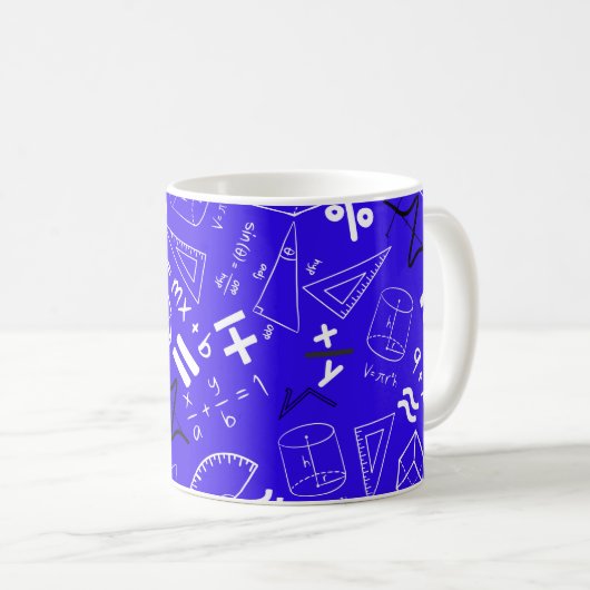 lösen Sie Ihre eigenen Probleme Mathematik lustig Kaffeetasse (VorderseiteRechts)