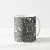 lösen Sie Ihre eigenen Probleme mathematisch grau Kaffeetasse (VorderseiteRechts)
