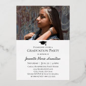 Loser Abschluss für Skripte vor/zurück im Foto Folieneinladung (Rückseite)