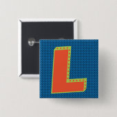 Loser - Big L - Größter Loser - Bunco Game Night Button (Vorne & Hinten)