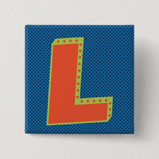 Loser - Big L - Größter Loser - Bunco Game Night Button (Vorderseite)