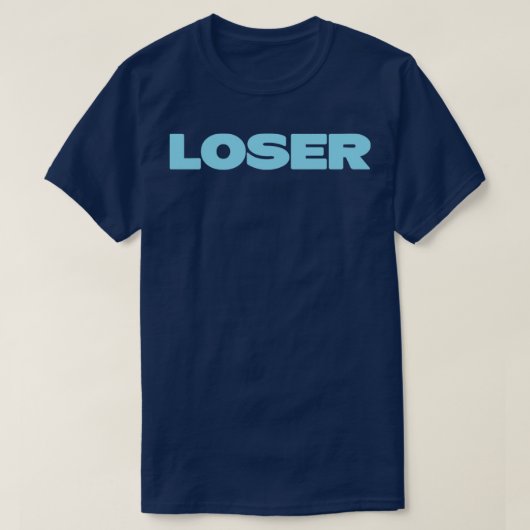 Loser blau T-Shirt (Design vorne)