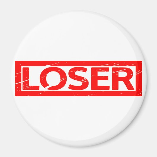 Loser-Briefmarke Magnet (Vorne)