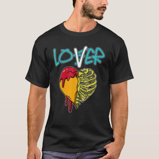 Loser Dripping Heart SB Dunk for Skate Matching T-Shirt (Vorderseite)