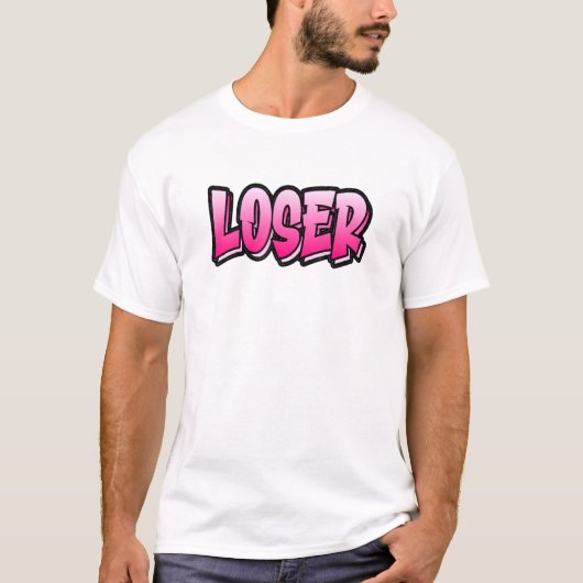 Loser Graffiti Stil That Says Loser 1 T-Shirt (Vorderseite)