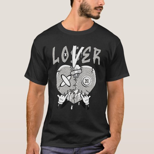 Loser Gray Lover Herz Driving T-Shirt for Men Wome (Vorderseite)