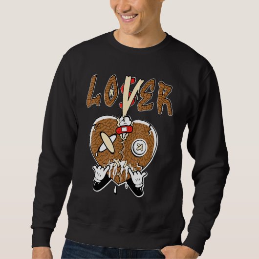 Loser Heart Dripping Desert Elephant 3s Matching Sweatshirt (Vorderseite)