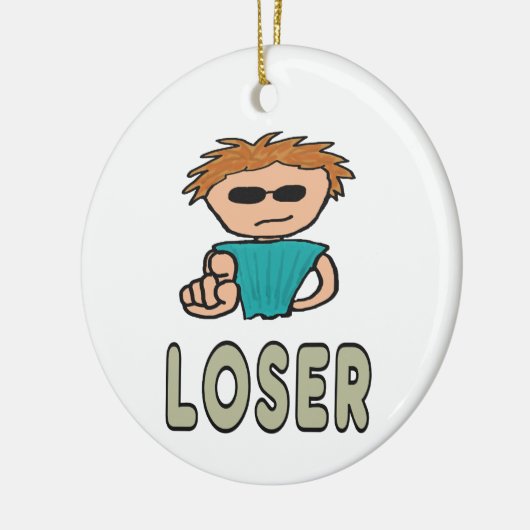 Loser Keramik Ornament (Links)