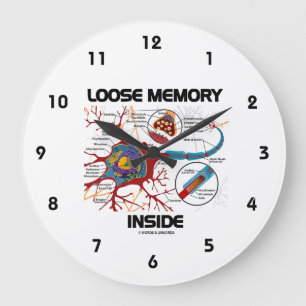 Loser Speicher im Neuron Synapse Geek Spaß Große Wanduhr