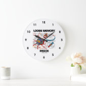 Loser Speicher im Neuron Synapse Geek Spaß Große Wanduhr (Zuhause)