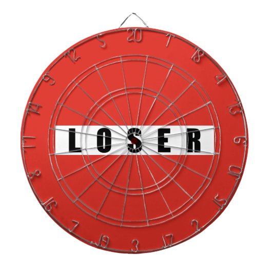 LOSER Verbotszeichen Dartscheibe (vorne)