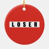 LOSER Verbotszeichen Keramikornament (Hinten)