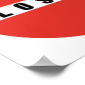 LOSER Verbotszeichen Poster (Ecke)