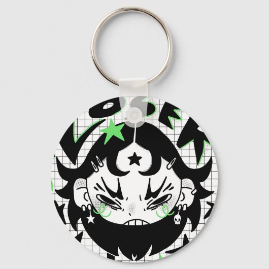 Loser Vibes Schlüsselanhänger (Vorderseite)