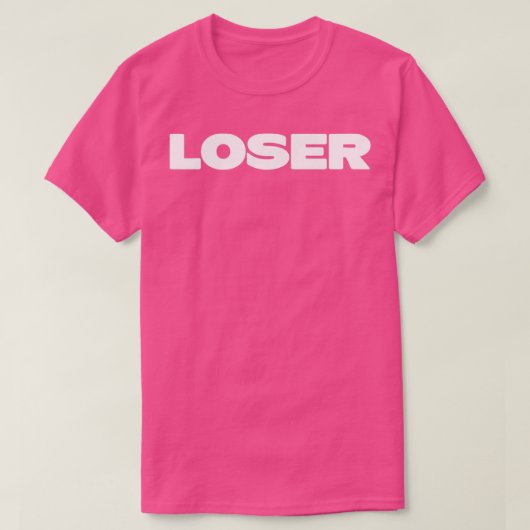 Loser weiß T-Shirt (Design vorne)