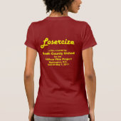 Losercize Damen-T-Shirt T-Shirt (Rückseite)