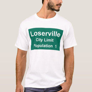 Loserville Stadt-Grenze T-Shirt