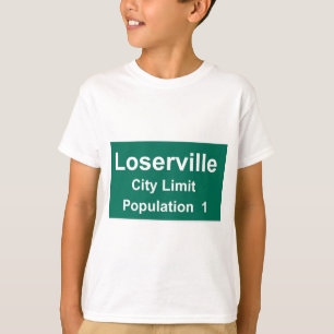 Loserville Stadt-Grenze T-Shirt