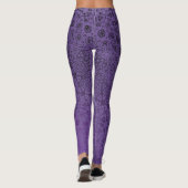 Losgebundenes ultraviolettes leggings (Rückseite)