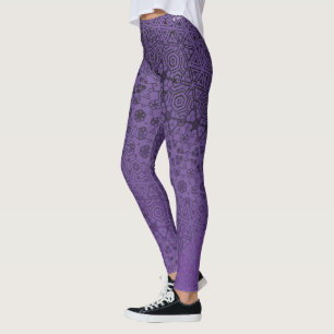 Losgebundenes ultraviolettes leggings