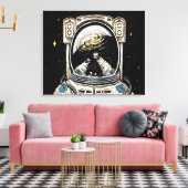 Losgelöst in raumsgestuften Canvas Print Leinwanddruck (Insitu (Wohnzimmer))