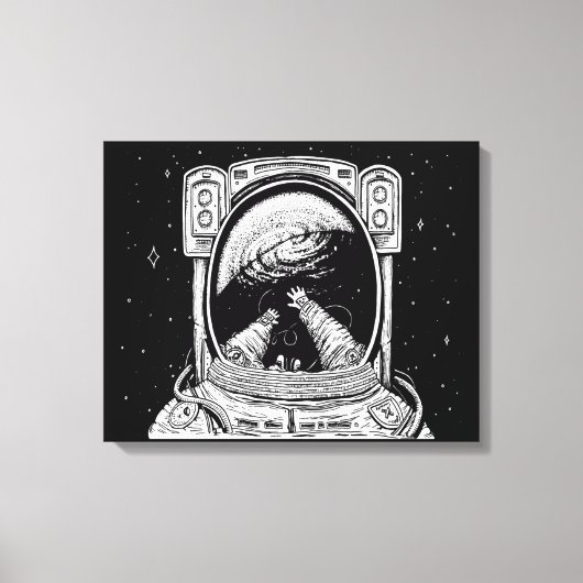 Losgelöst in raumsgestuften Canvas Print Leinwanddruck (Vorderseite)